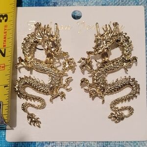 Costume Dragon Earrings